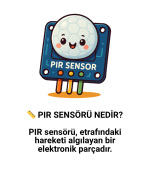 HC-SR501 Ayarlanabilir IR Hareket Algılama Sensörü - PIR - Görsel 4