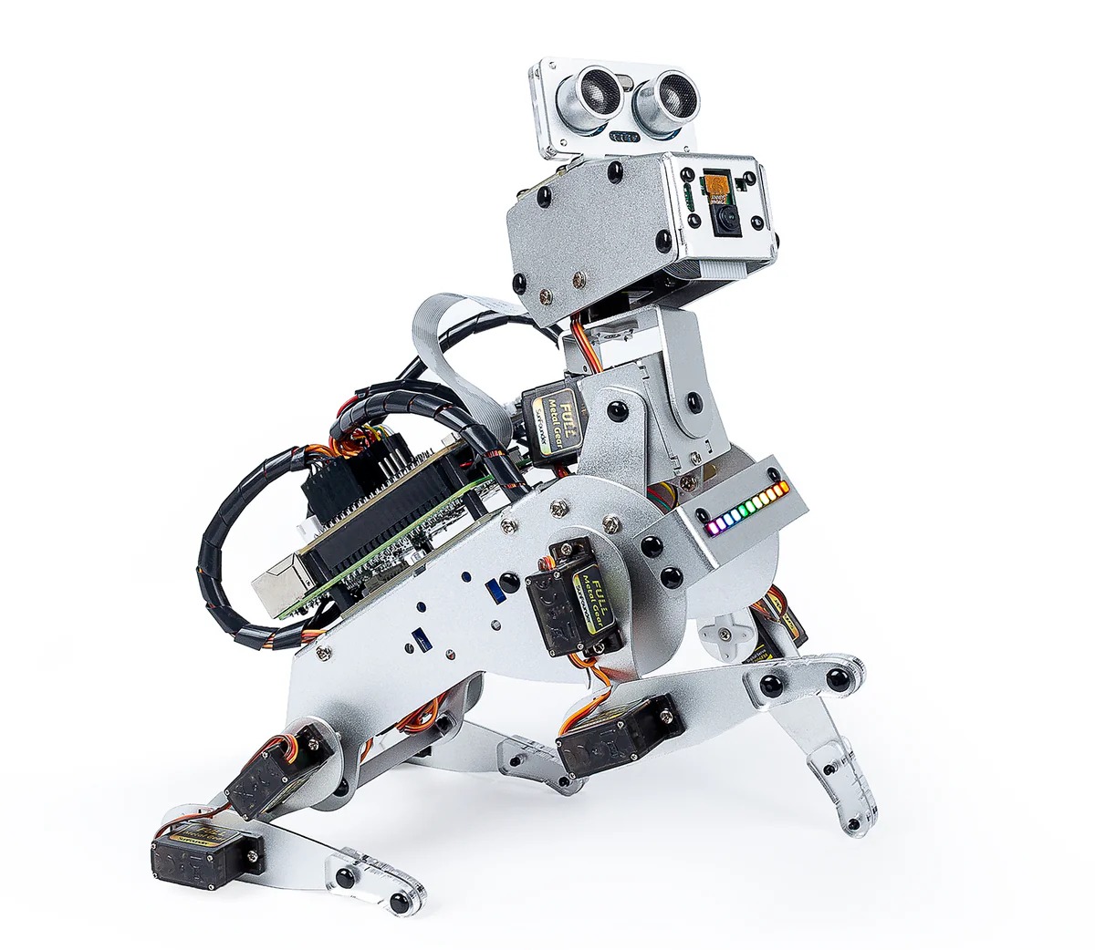 PiDog_01 PiDOG Yapay Zeka Detekli Robot Köpek - Görsel 1